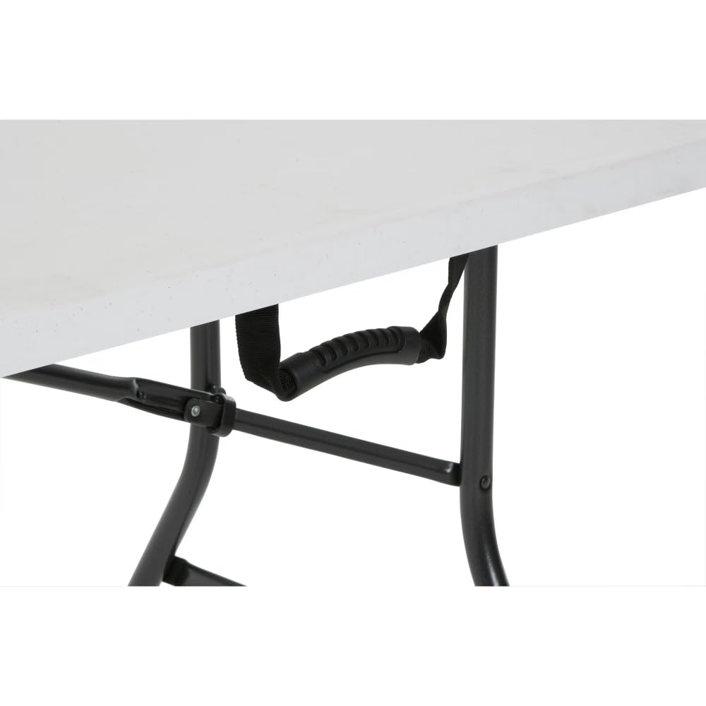 6 Foot Folding Table White Speckle Q19876
