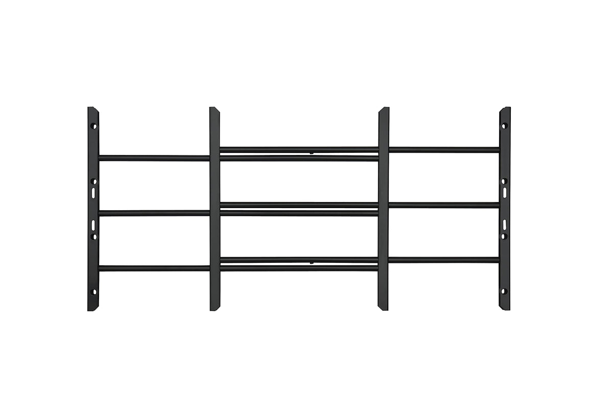 Black Adjustable Window Security Bars M5595