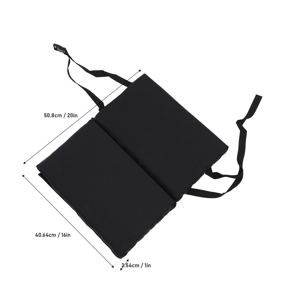 Padded Wheelchair Foot Rest Extender, 16 x 20 x 1in Black O21863
