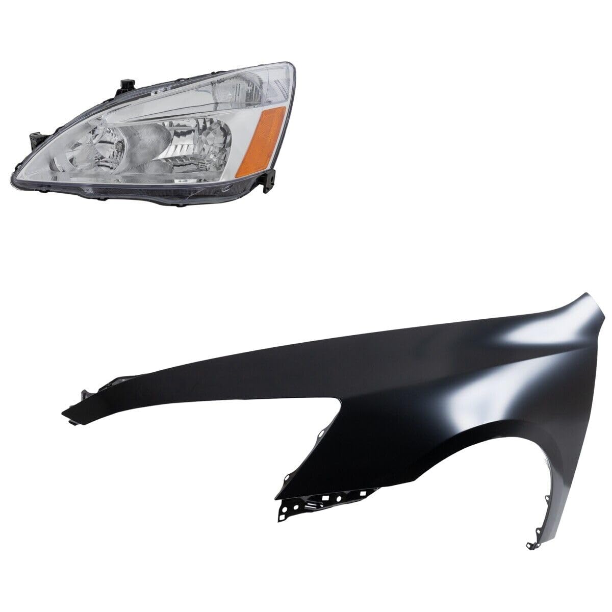 Replacement Headlight Lamp Set Left Hand Side Sedan Z22828