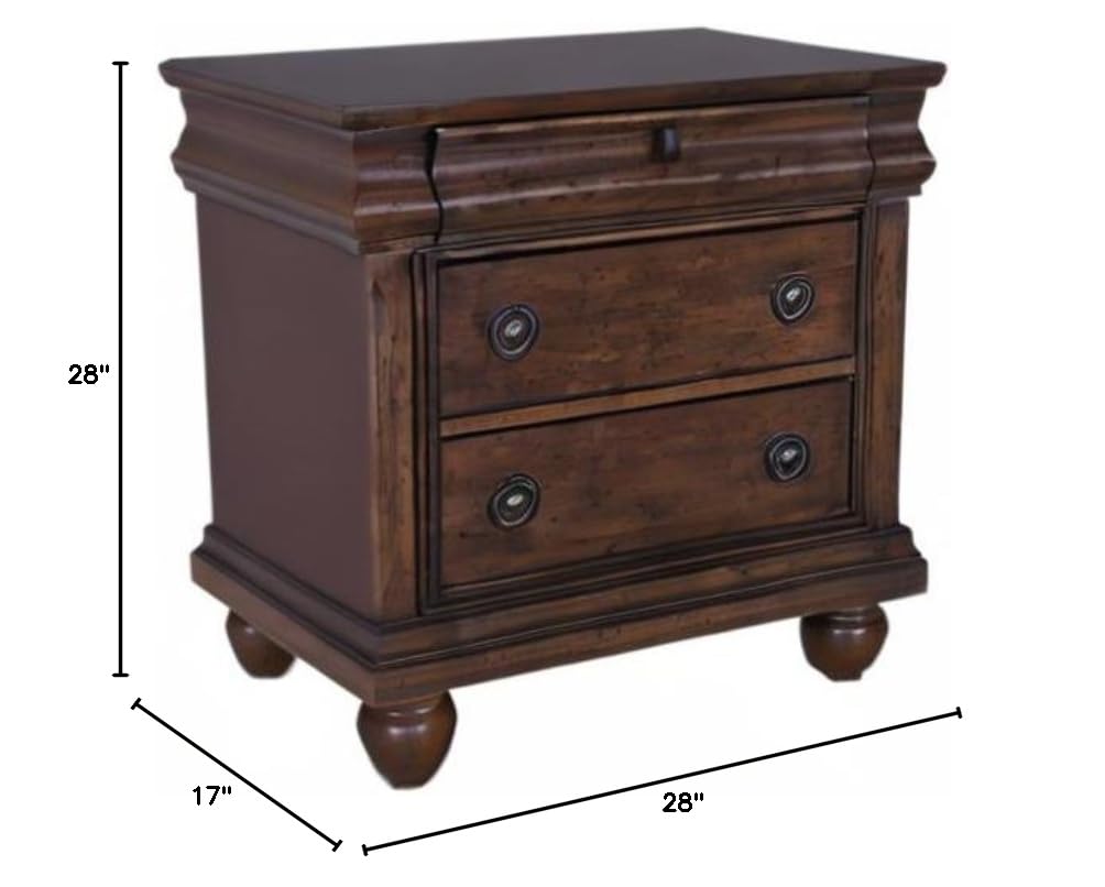 Rustic Cherry Night Stand E774834
