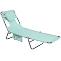 Portable Folding Beach Chair with Face Hole G7885