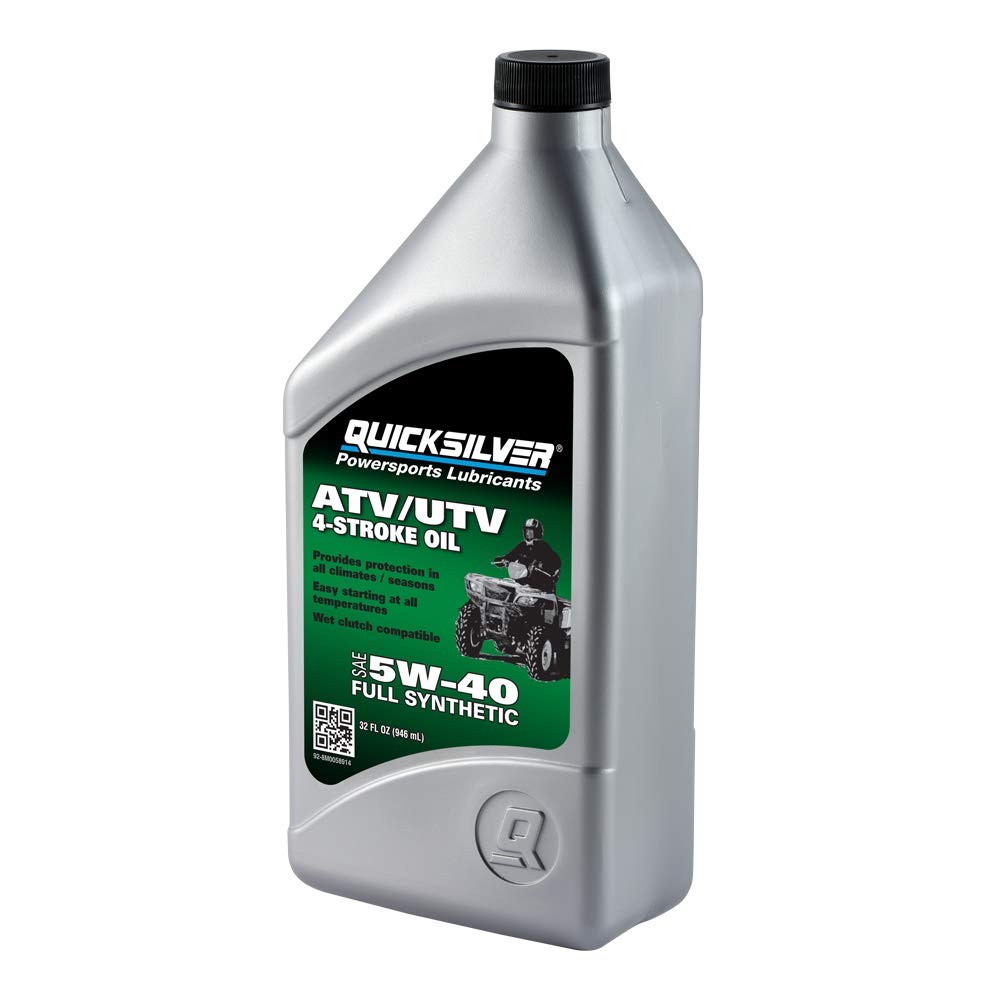 5W-40 Full Synthetic 4-Stroke ATV Engine Oil, 1 Quart C6278