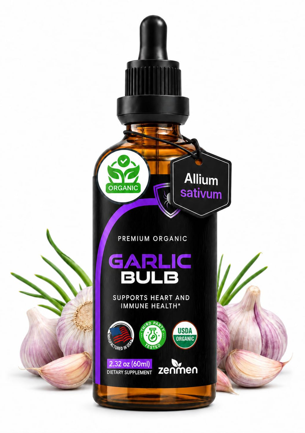 Organic Odorless Garlic Supplements X49161