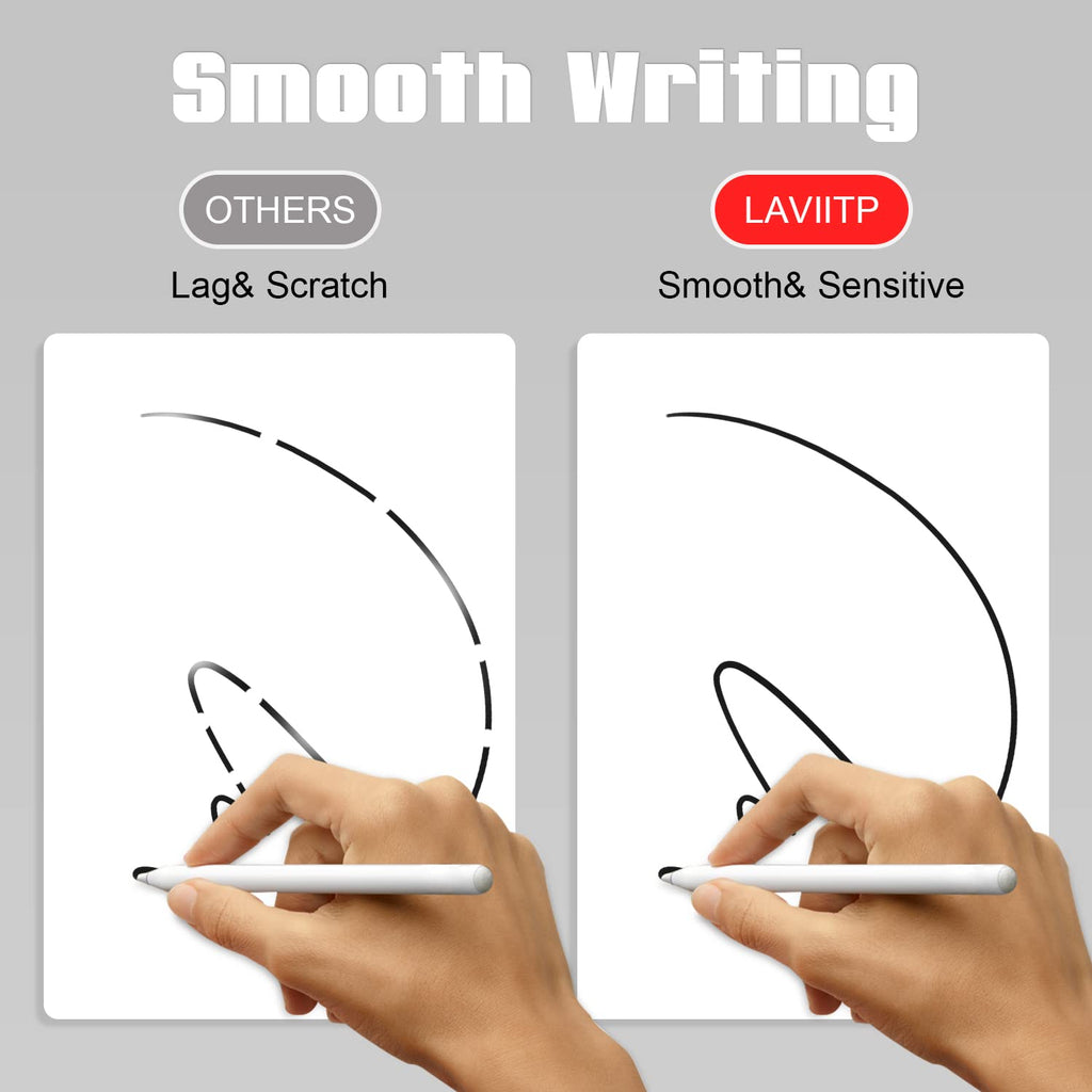 2 Pack Silicone Grip Sleeve with Pencil Tips and Nibs Cover, Black Grey U32681