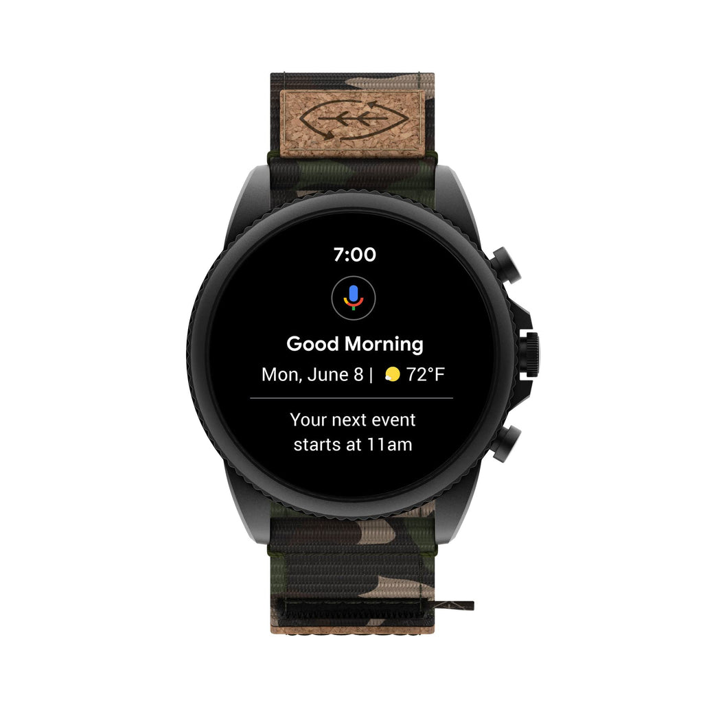Black Stainless Steel Touchscreen Smart Watch X74855