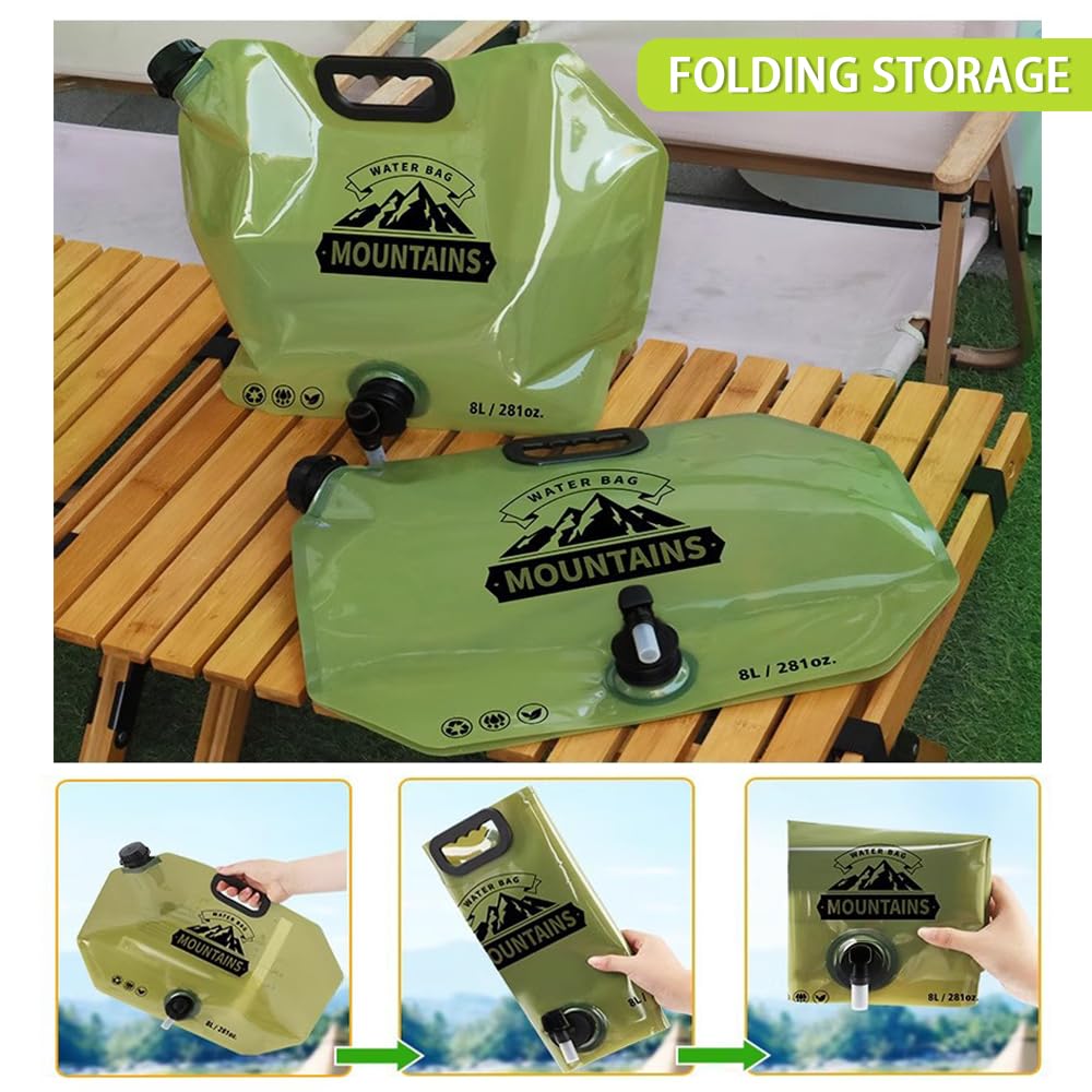 8L Collapsible Water Container with Faucet O819