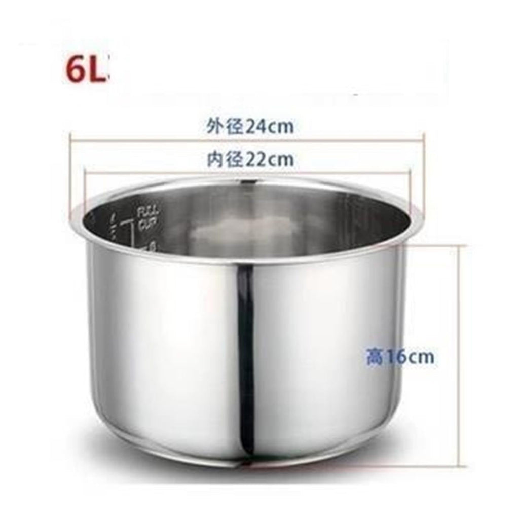 304 Stainless Steel Inner Pot for Pressure Cooker I1834