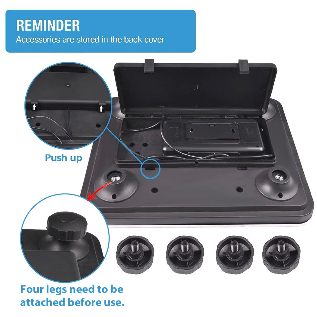 Heavy Duty Shipping Scale 660lbs Stainless Platform K93480