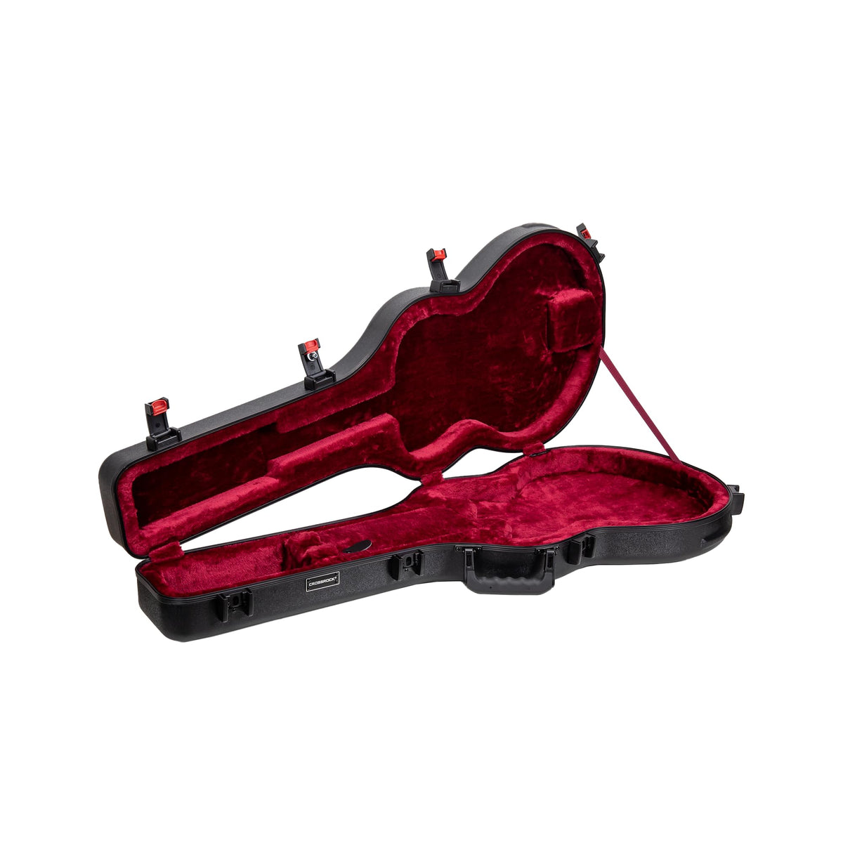 Black Semi-Hollow Electric Guitar Flight Case with Lock J85783