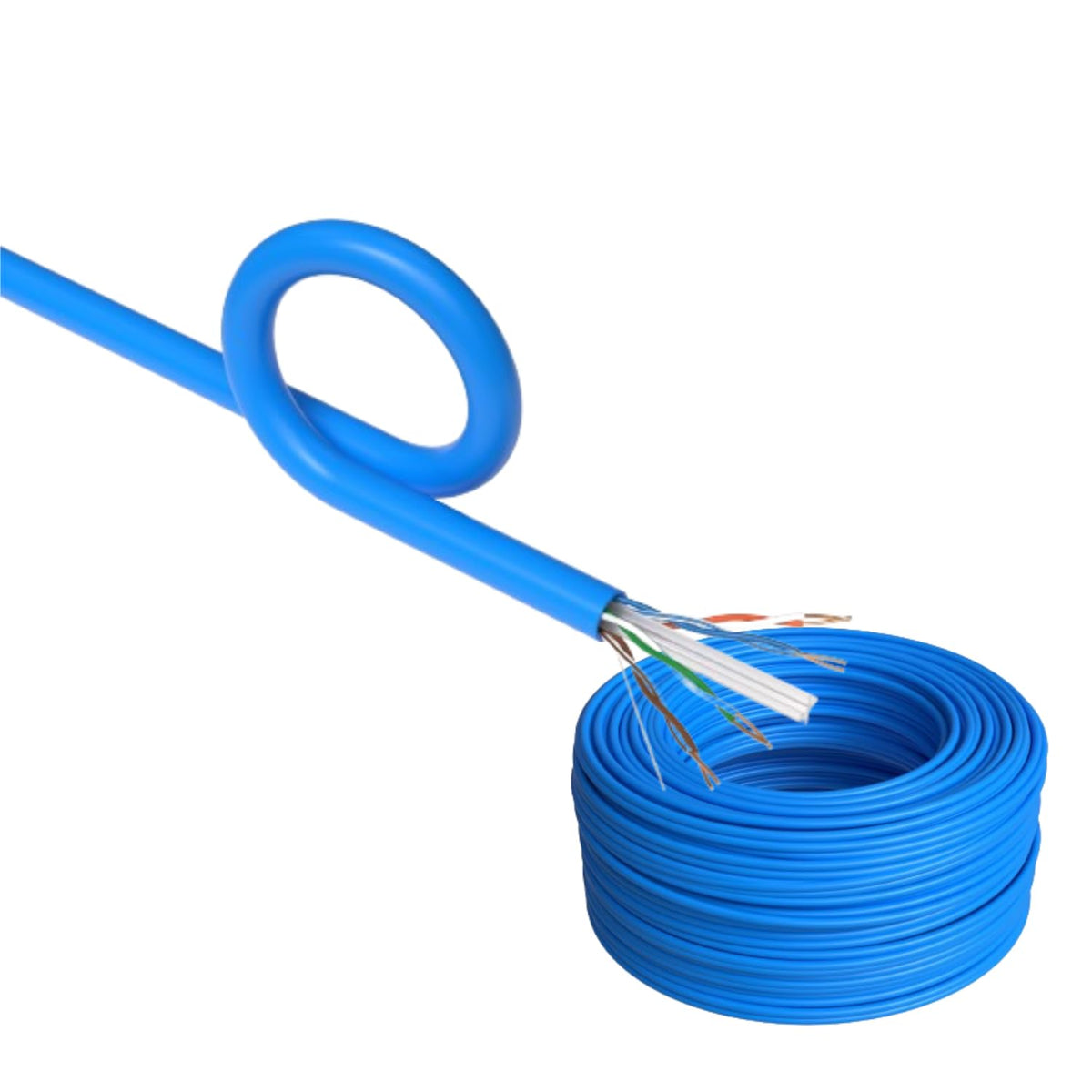 1000ft Plenum Cat6 Solid 23AWG Network Cable T106