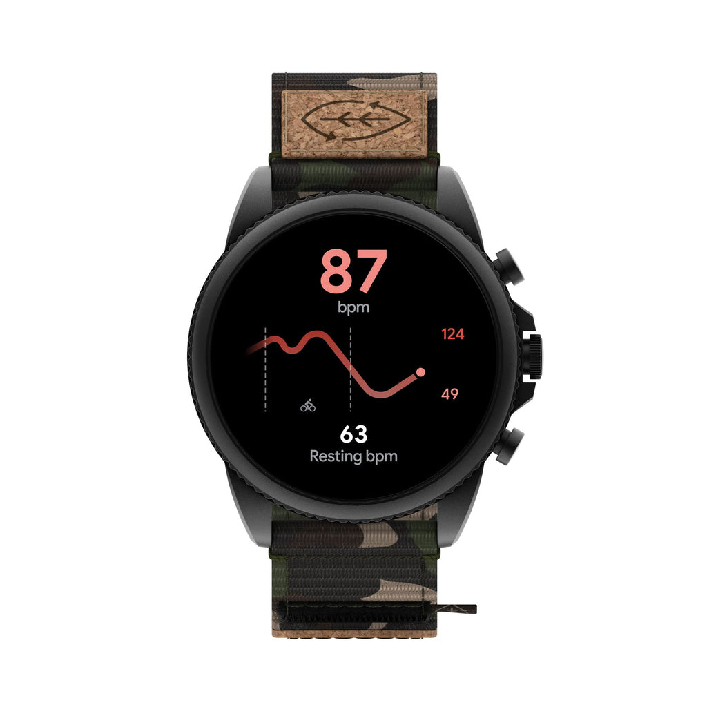 Black Stainless Steel Touchscreen Smart Watch X74855