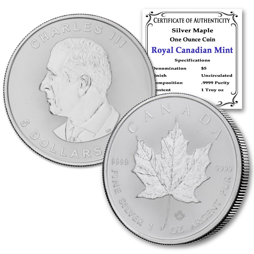 1 oz Canadian Maple Leaf Silver Coin Y6079