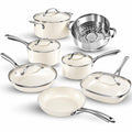 12 Pc Ceramic Cookware Set F9566