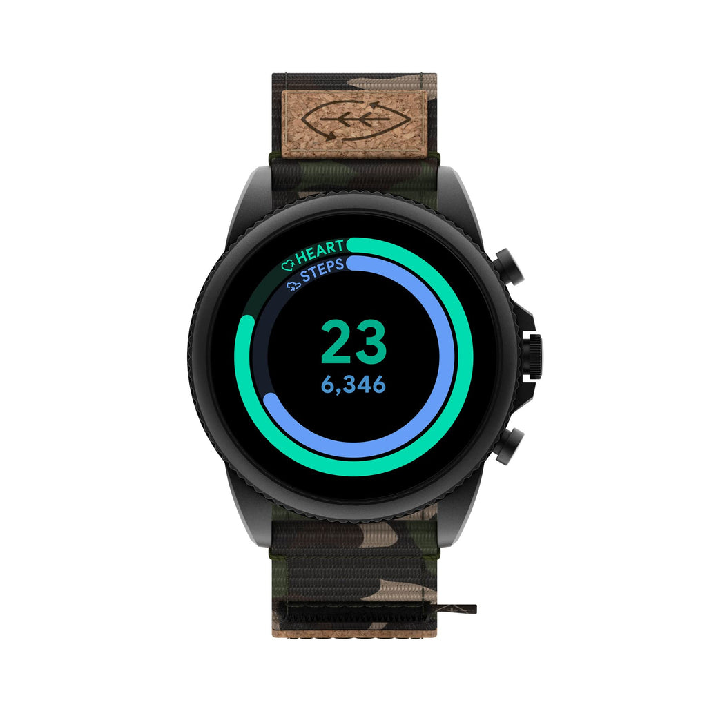 Black Stainless Steel Touchscreen Smart Watch X74855
