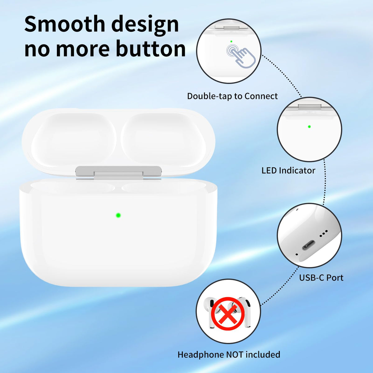 Wireless Charging Case with USB-C Port L24518