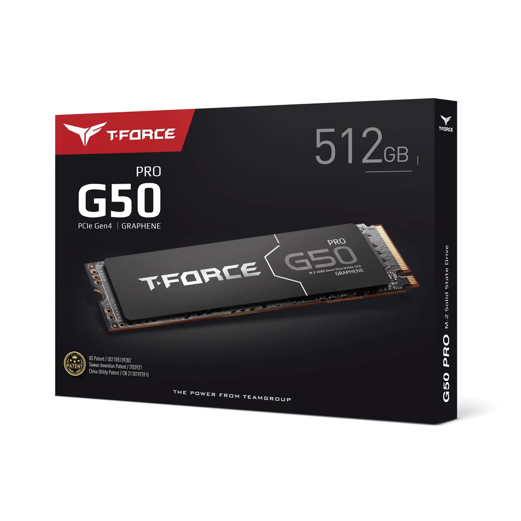 512GB NVMe PCIe Gen4x4 M.2 2280 SSD with Graphene Heat Spreader K786052