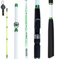7' Medium Heavy Carbon Graphite Fiberglass Spinning Fishing Rod D31063