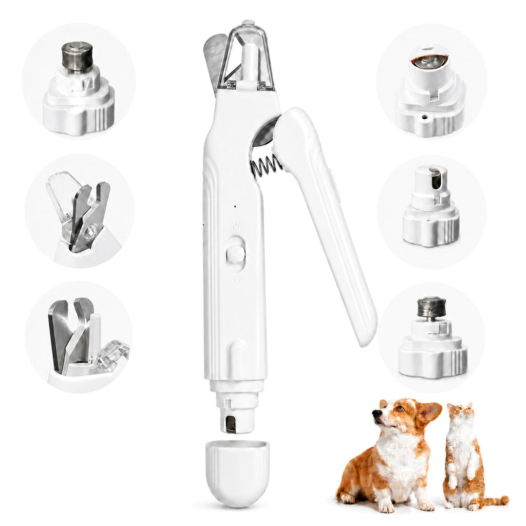 2-in-1 Dog Nail Grinder & Clippers with Light E135