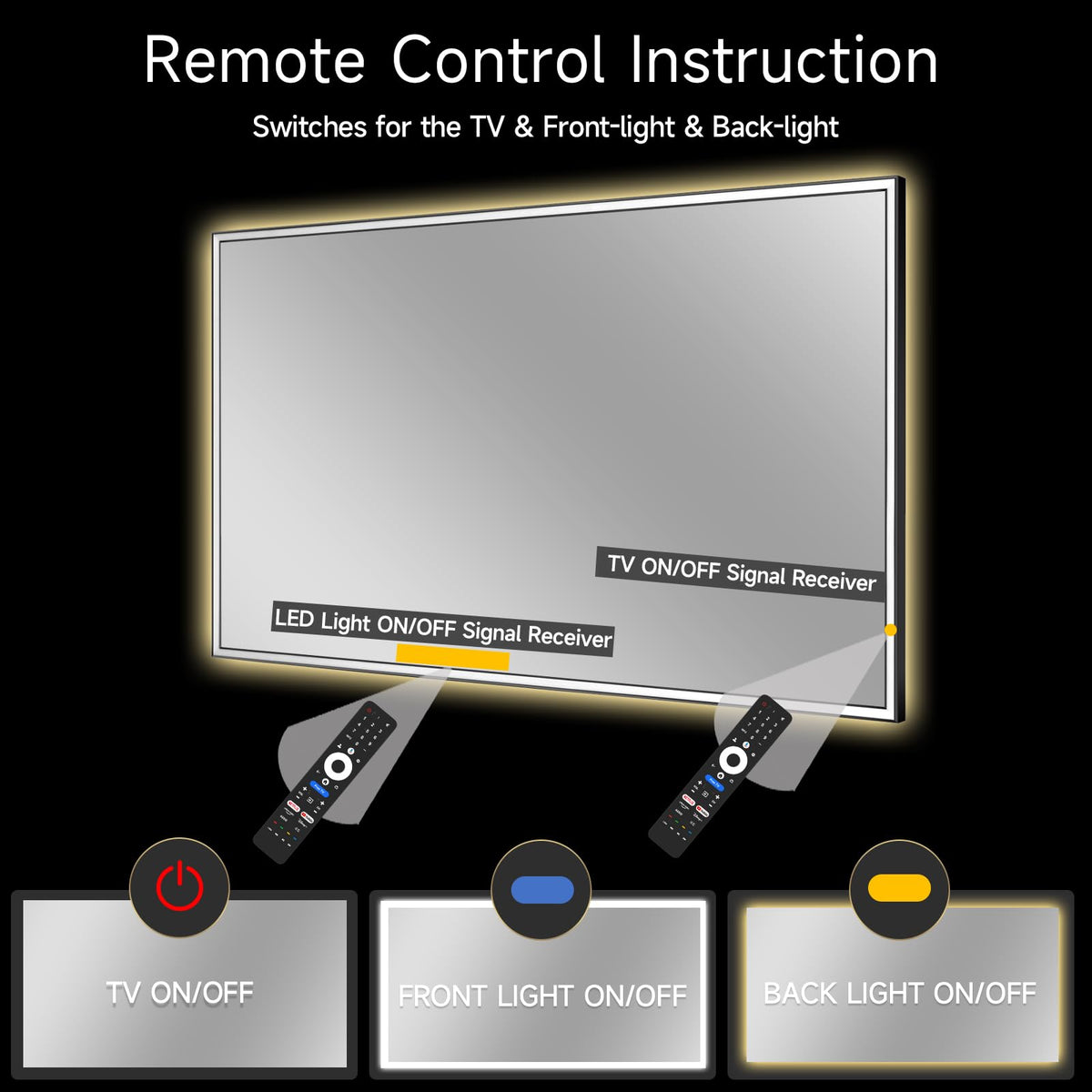 43" 4K UHD Smart Mirror TV with LED Light Q251