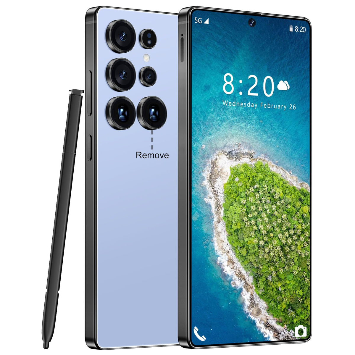 Unlocked Android 14 Smartphone 7000mAh 6.99" HD Screen 16+512GB Dual SIM 5G I6495