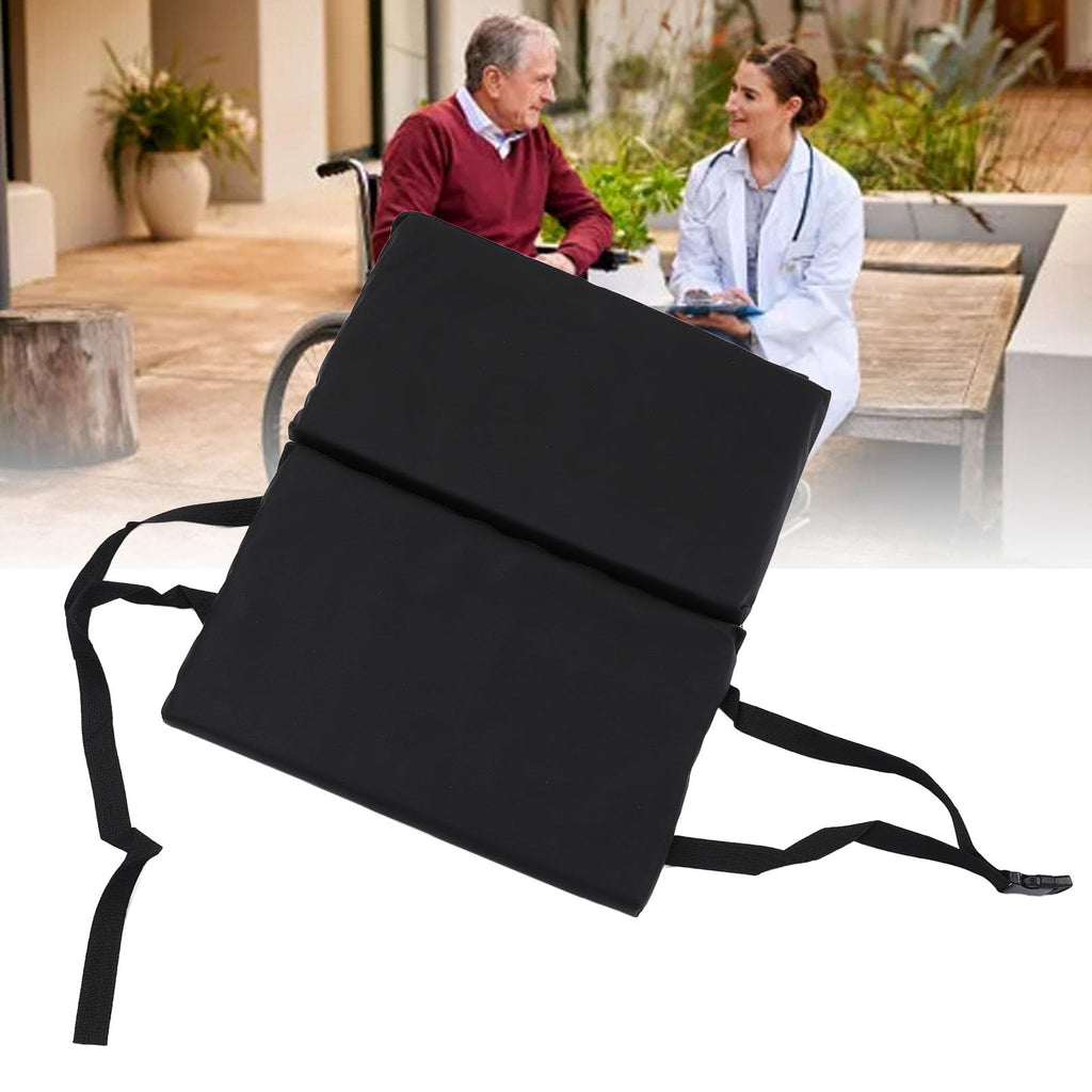 Padded Wheelchair Foot Rest Extender, 16 x 20 x 1in Black O21863