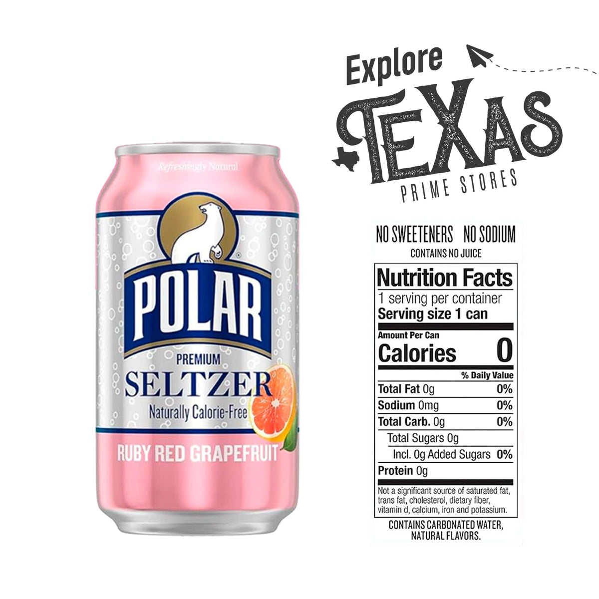 Ruby Red Sparkling Water 16 Pack 12 fl oz Can F565