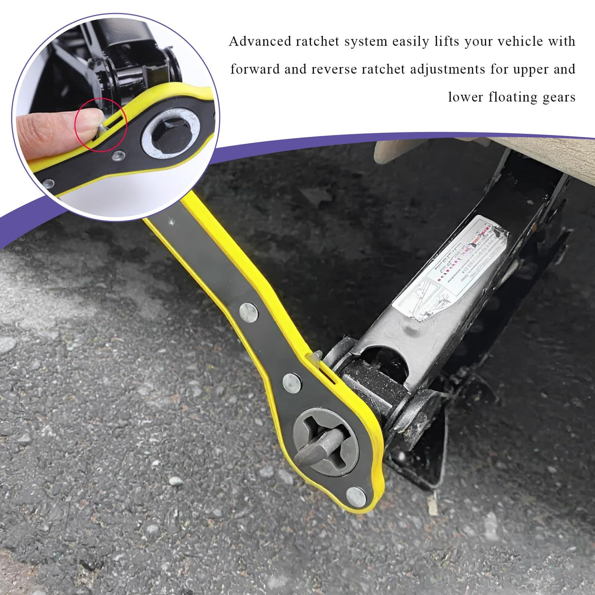 2 Ton Scissor Jack with Lug Wrench B848