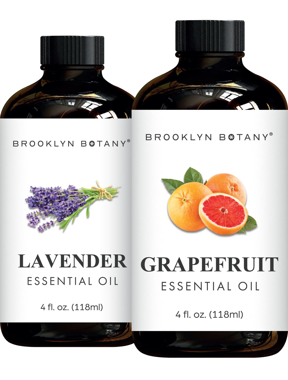 Lavender & Grapefruit Essential Oils 4 Fl Oz Pack of 2 N25547