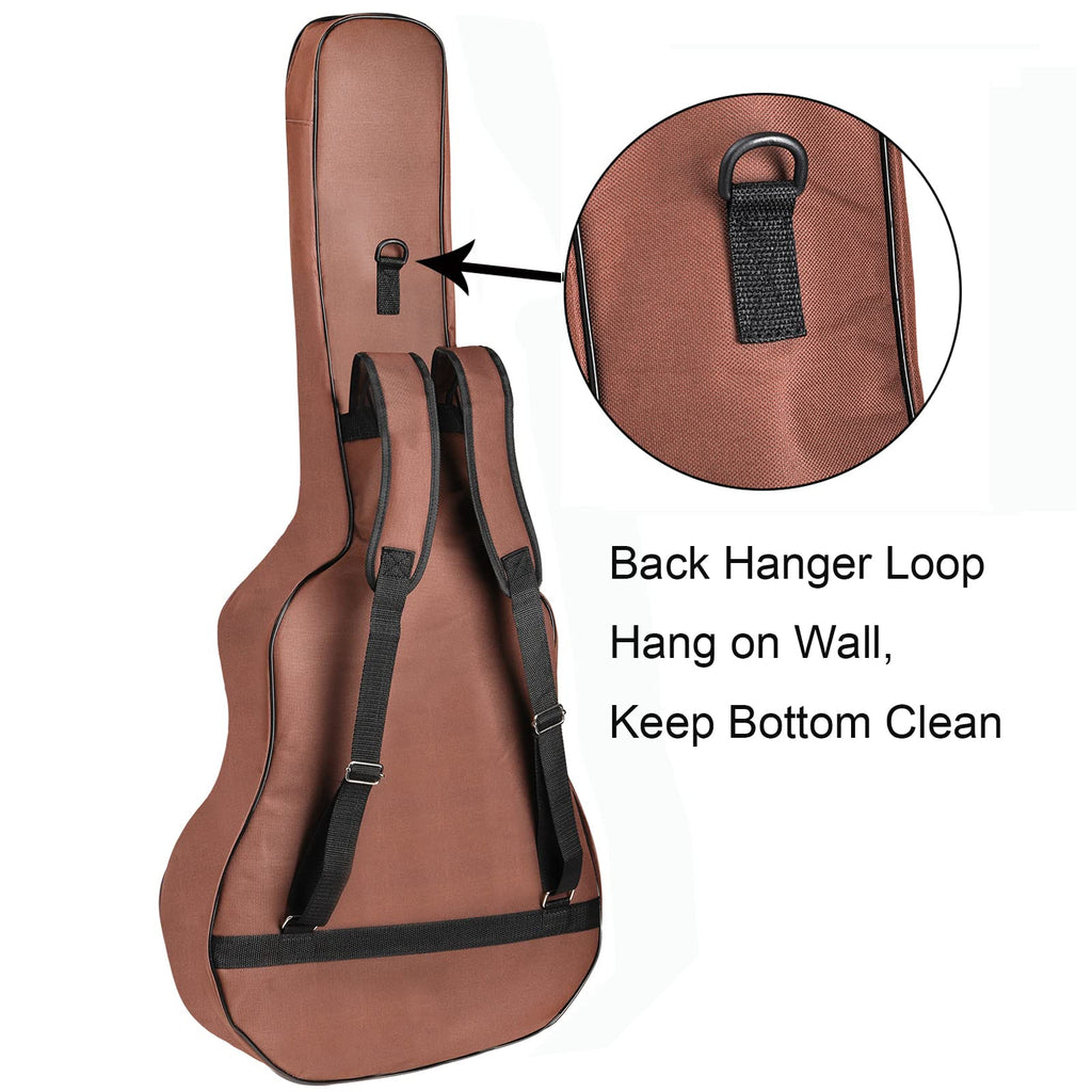40 41 42 Inches 6 Pockets Waterproof Oxford Cloth Guitar Bag P676