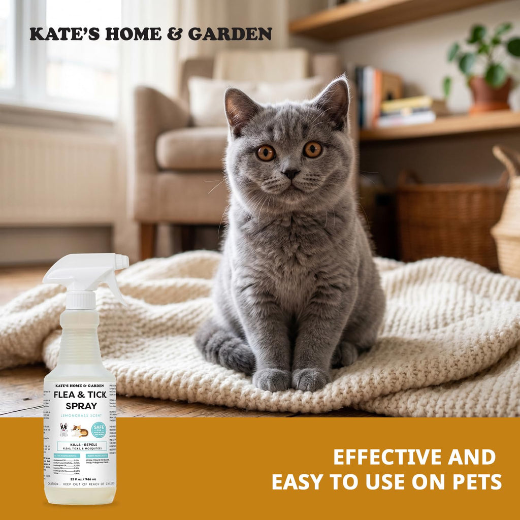 Flea and Tick Spray for Dogs & Cats 32oz F276509