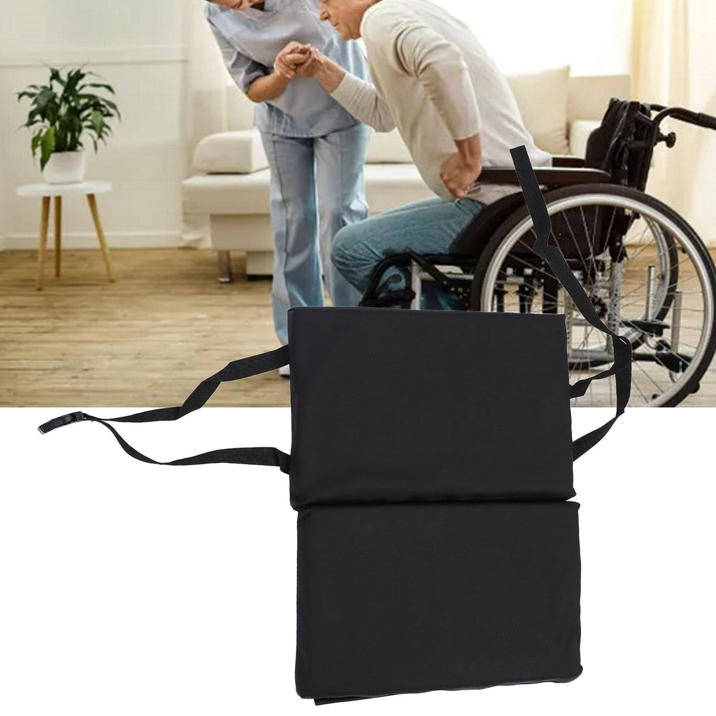 Padded Wheelchair Foot Rest Extender, 16 x 20 x 1in Black O21863