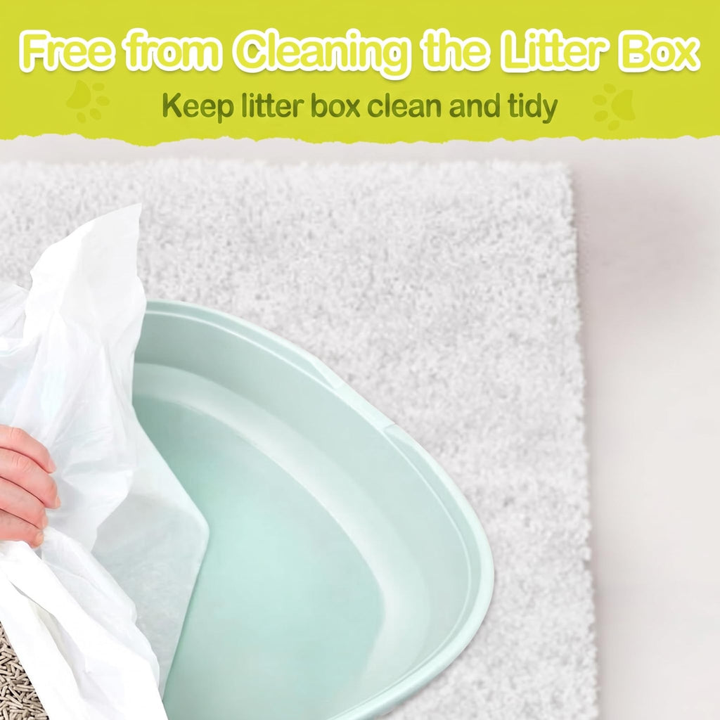 24 Pack Jumbo Cat Litter Box Liners with Drawstring S57157