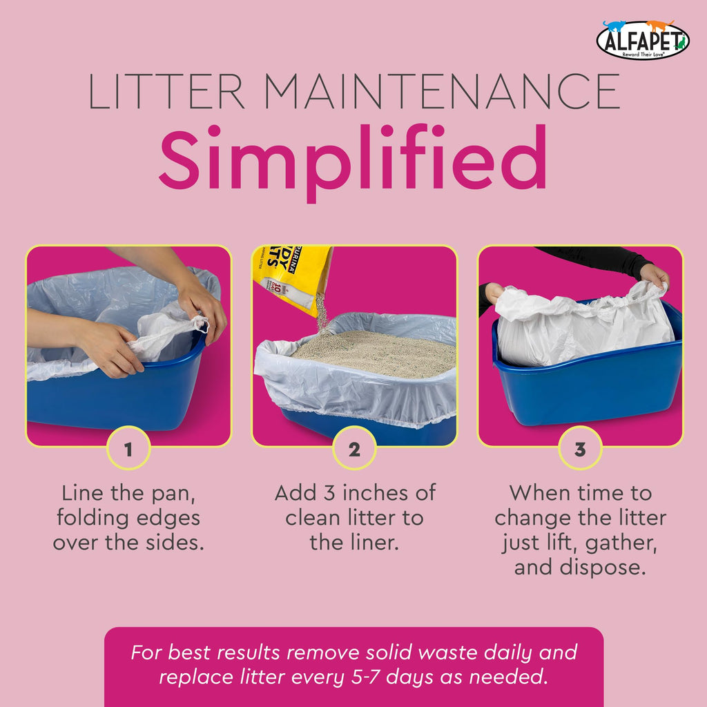 Elastic Cat Litter Box Liners Extra Giant 10 Count K88932