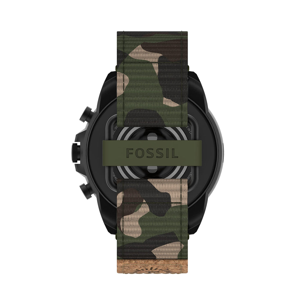 Black Stainless Steel Touchscreen Smart Watch X74855