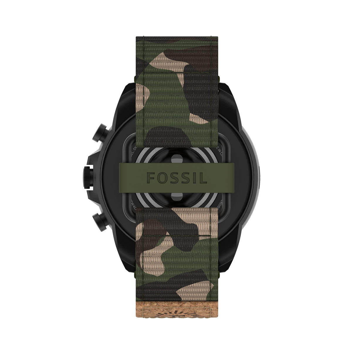 Black Stainless Steel Touchscreen Smart Watch X74855