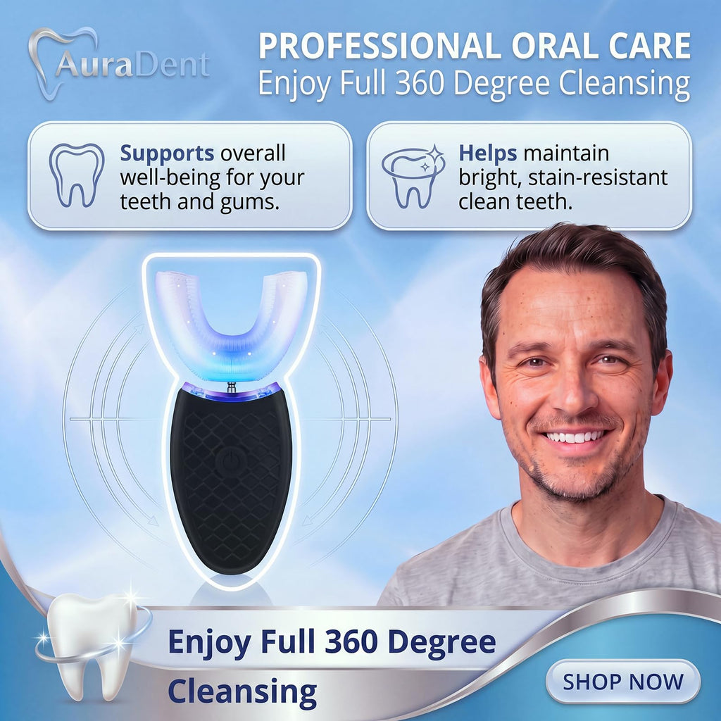 2 Pack U Shaped Automatic Toothbrushes E39469