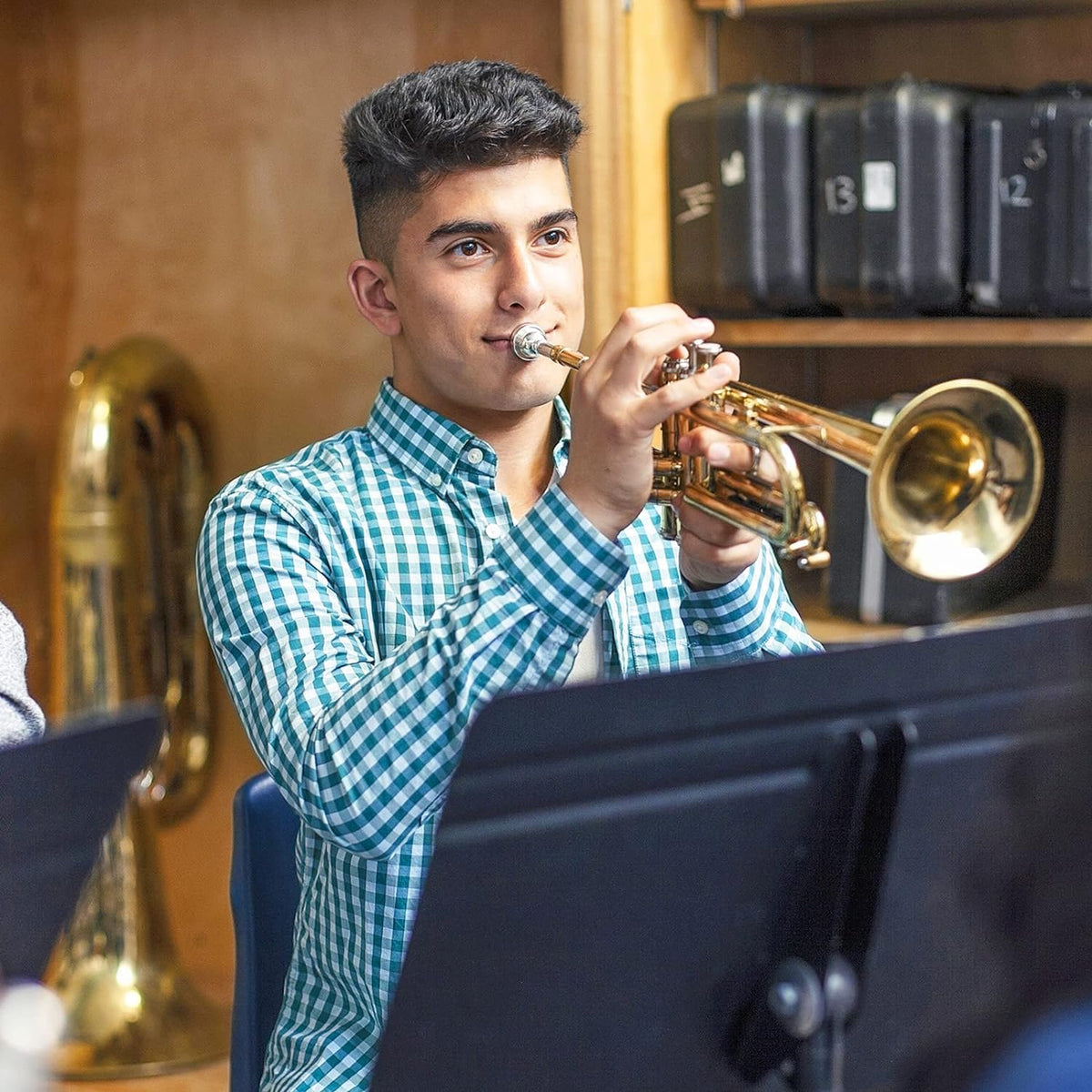 Bb Trumpet Gold Finish Brass R56460