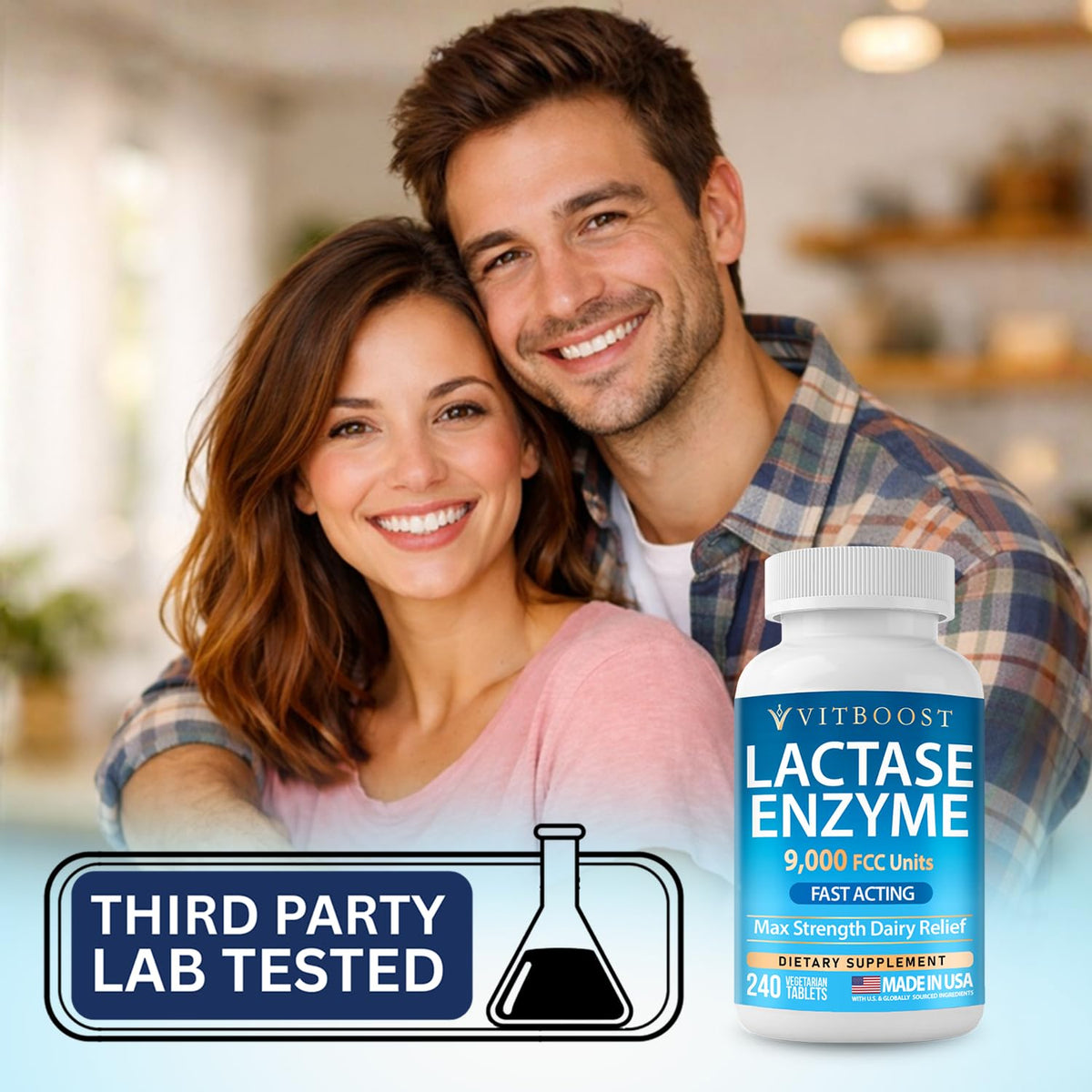 Lactase Enzyme 240 Tablets J58860
