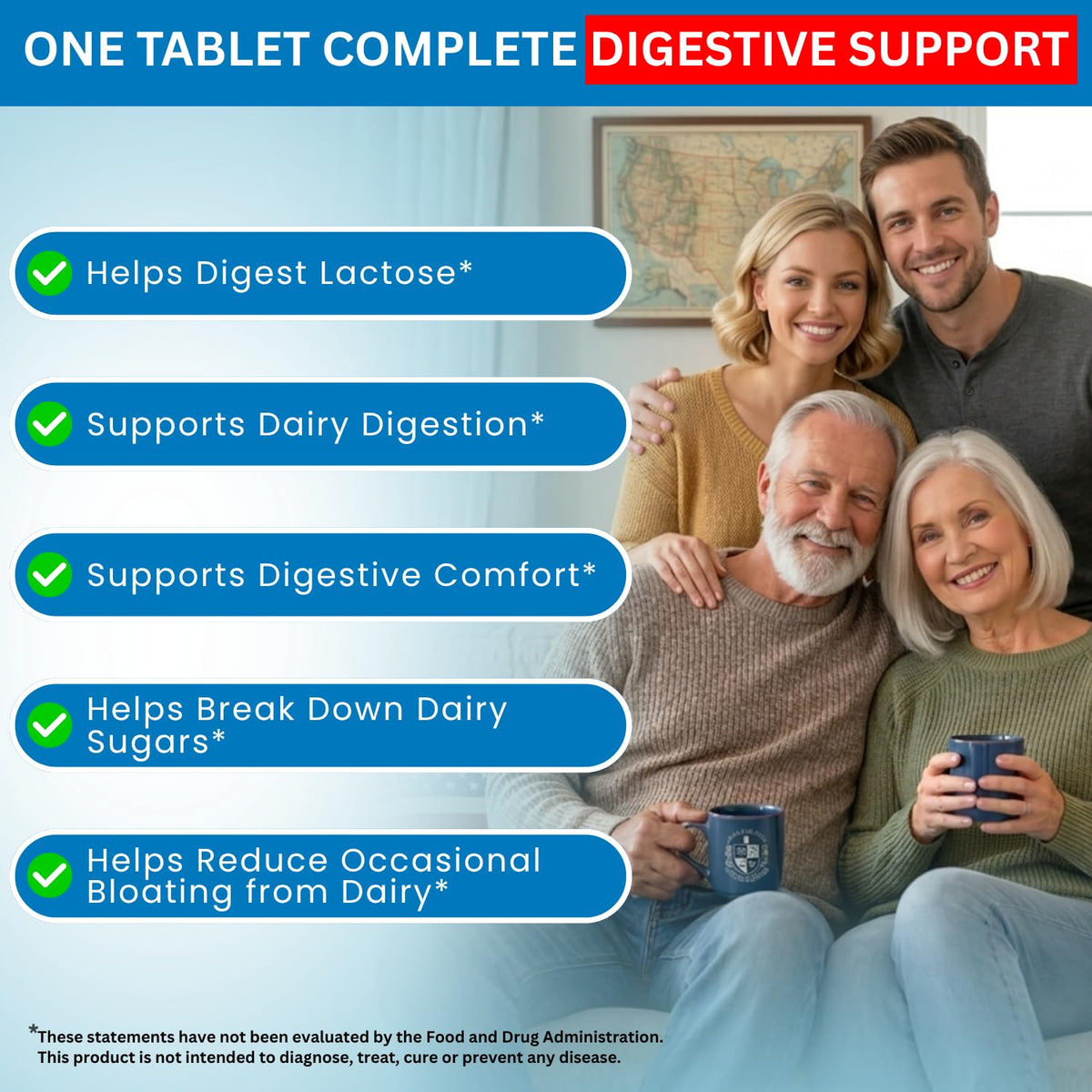 Lactase Enzyme 240 Tablets J58860