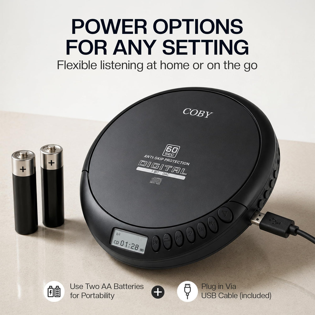 Portable CD Player with FM Radio B827685