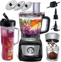8-Cup Food Processor & Blender Combo, 1000W, Black I18351