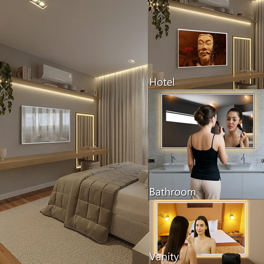 43" 4K UHD Smart Mirror TV with LED Light Q251