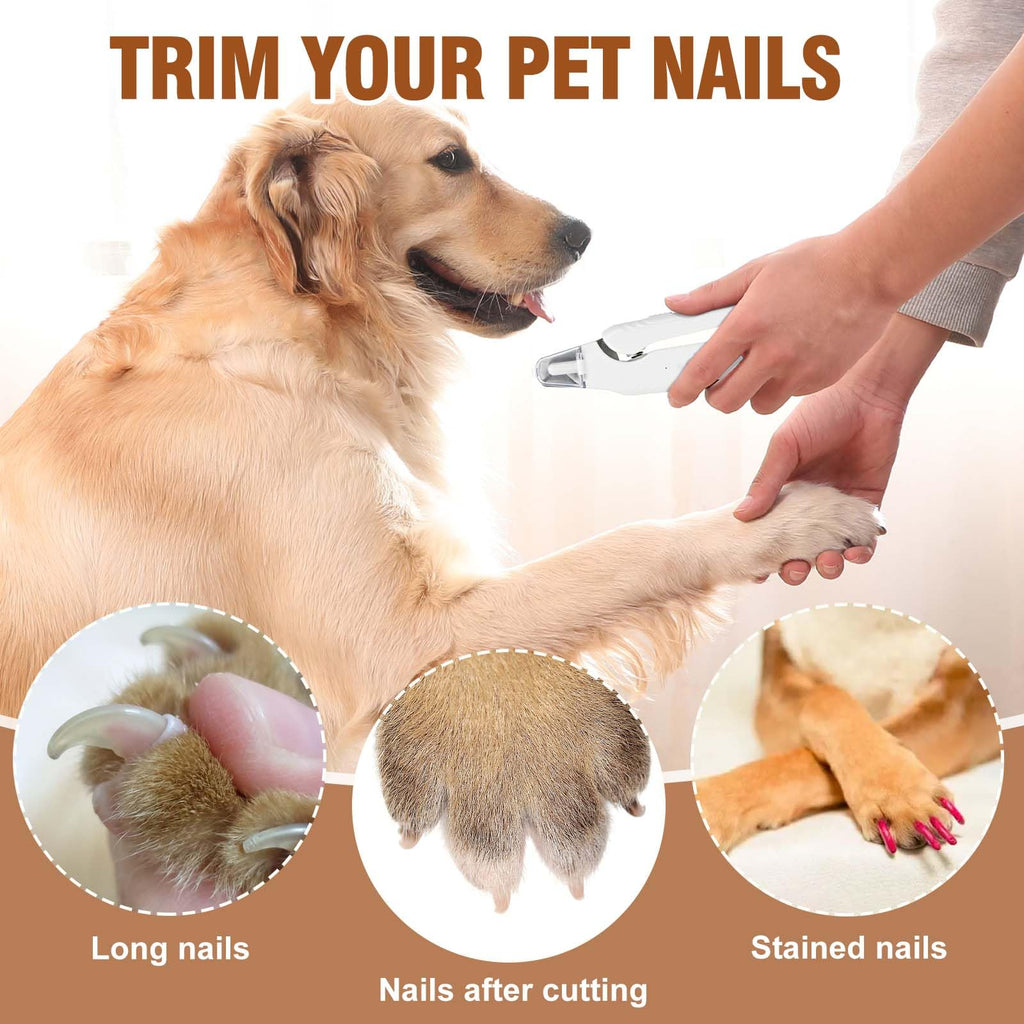 2-in-1 Dog Nail Grinder & Clippers with Light E135