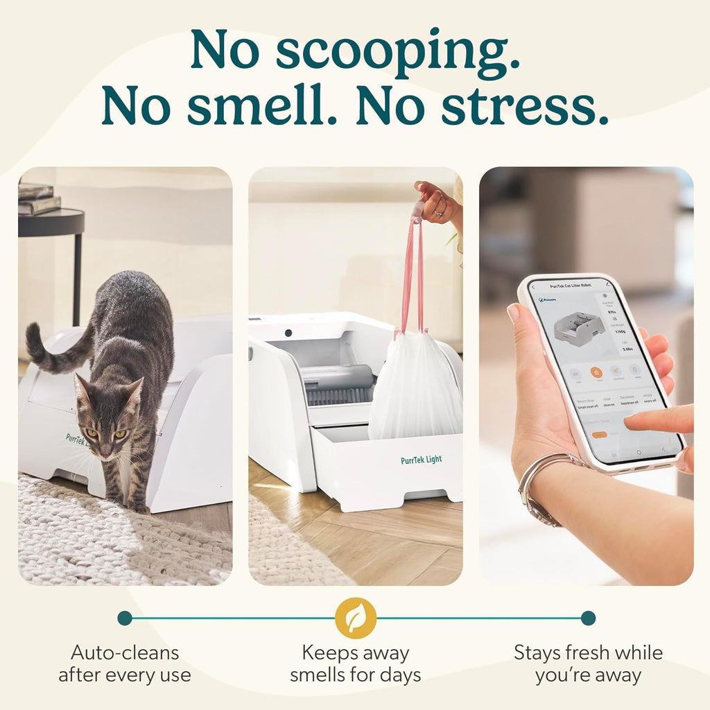 Open Top Automatic Self Cleaning Litter Box A64251