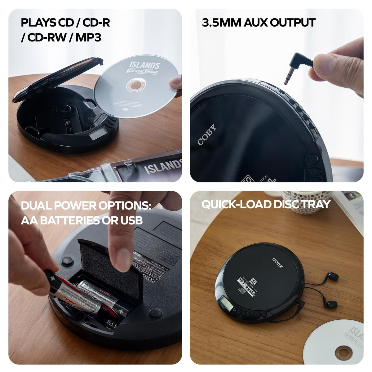 Portable CD Player with FM Radio B827685