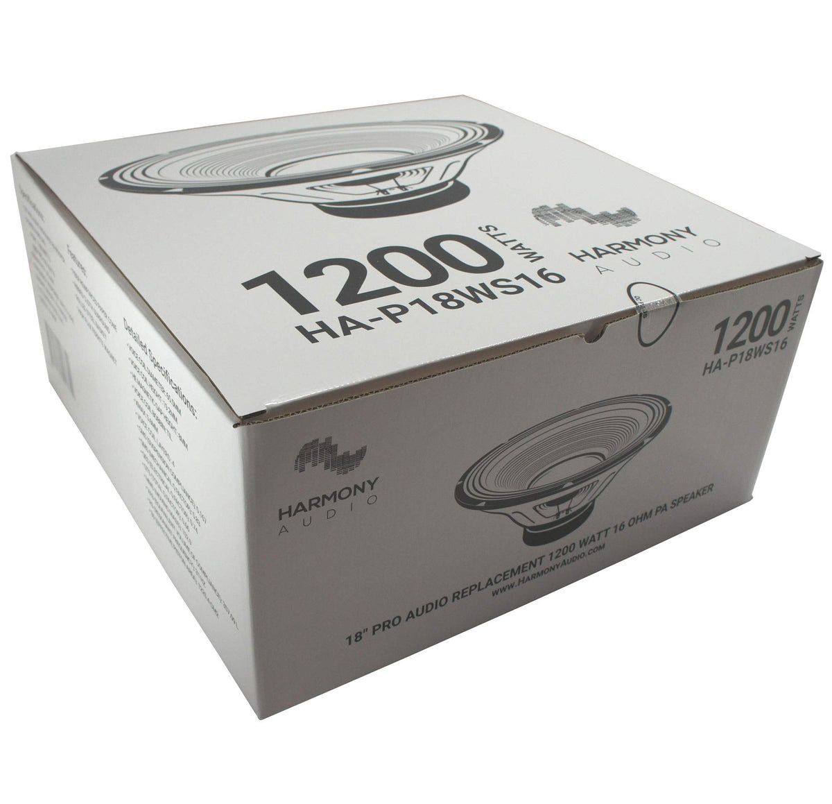 18" PA Replacement Subwoofer 1200W 16 Ohm Woofer C17028
