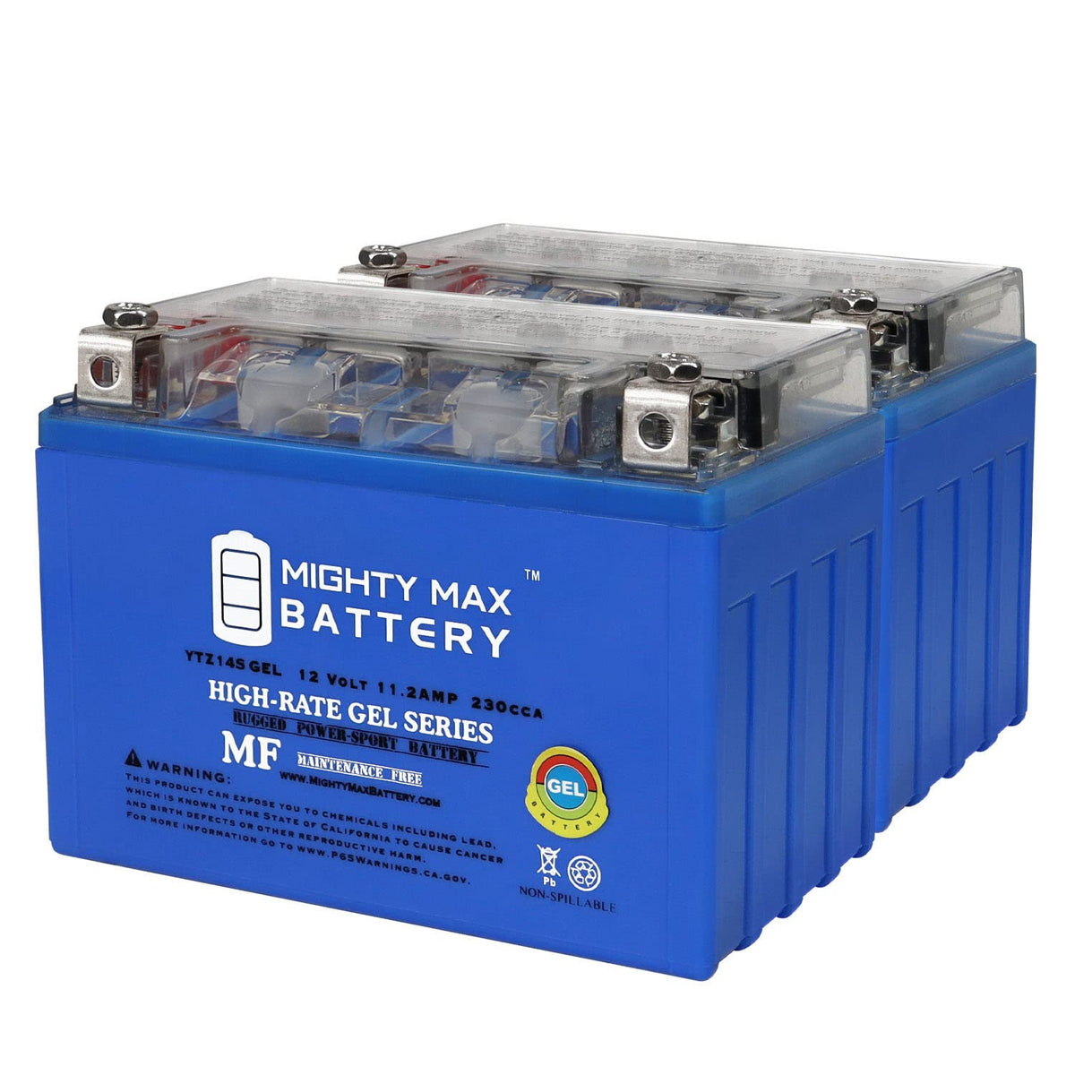 12V 11.2AH Replacement Battery 2 Pack Y7435