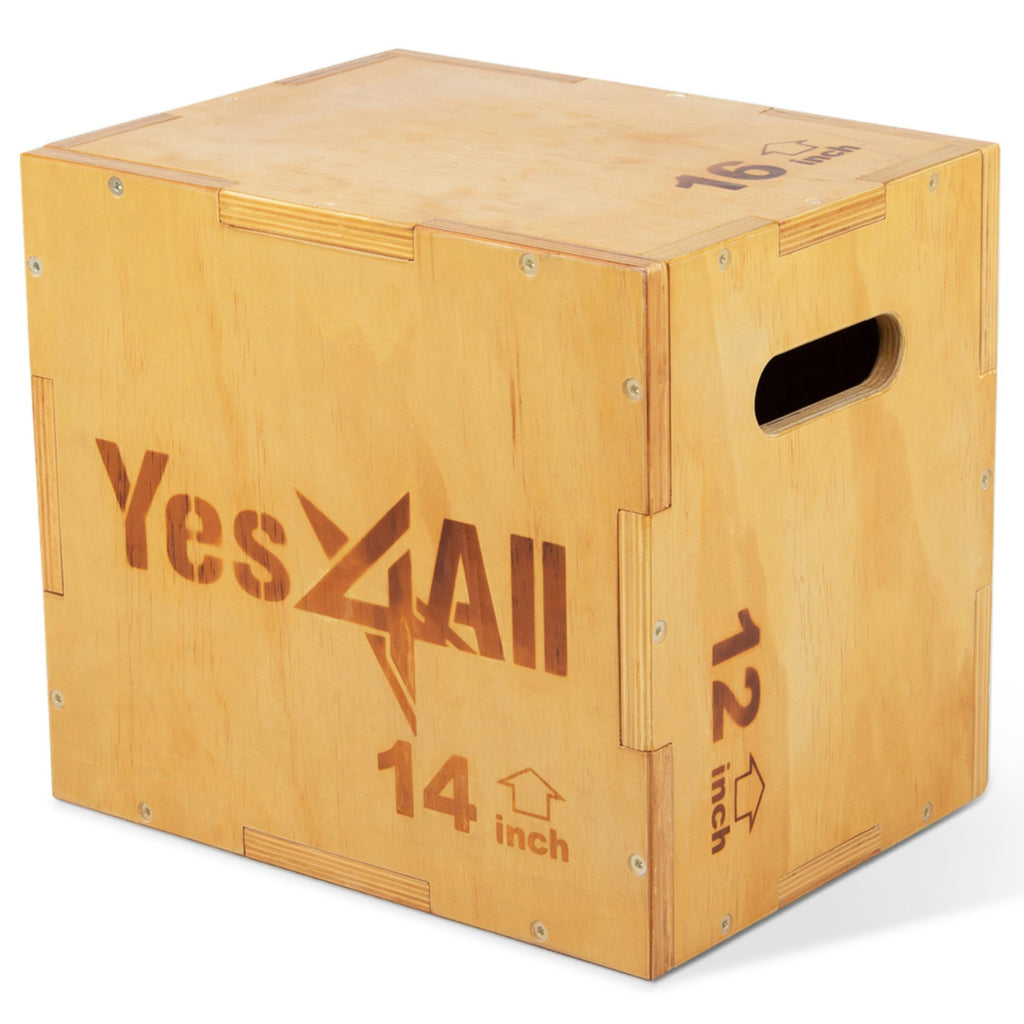 3-in-1 Wooden Plyo Box D53669