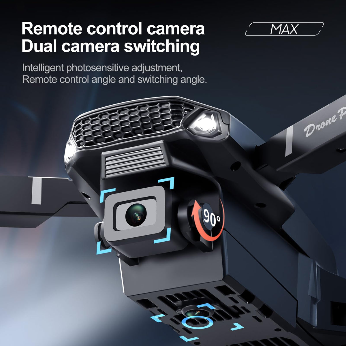 Foldable RC Drone with 720P HD Dual Camera C4783